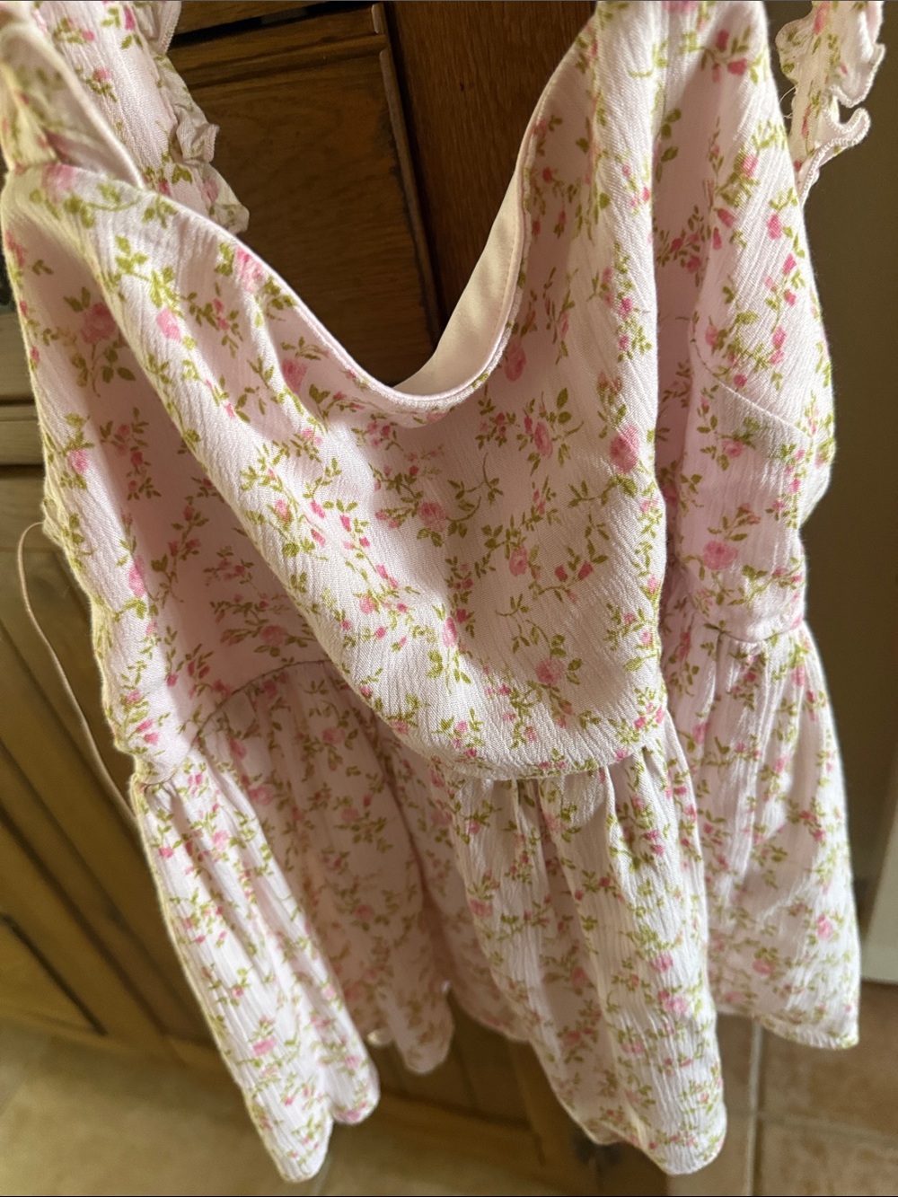 ' Pink Floral Ruffle too